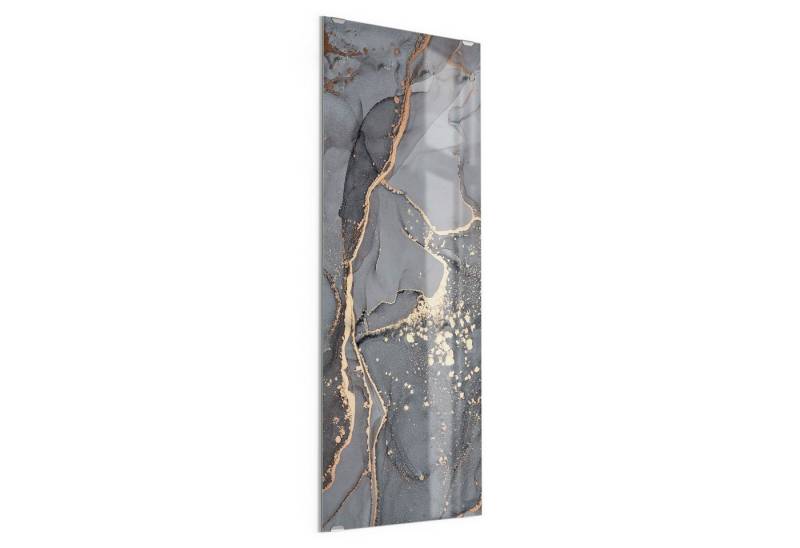 DEQORI Kleiderhaken 'Elegantes Marmormuster', Glas Garderobe hängend Flur Jackenhalter modern Wandgarderobe Haken DEQORI Kleiderhaken 'Elegantes Marmormuster', Glas Garderobe hängend Flur Jackenhalter modern Wandgarderobe Haken von DEQORI