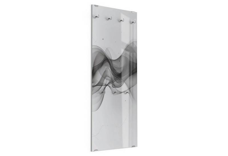 DEQORI Kleiderhaken 'Fließende Schwarztöne', Glas Garderobe hängend Flur Jackenhalter modern Wandgarderobe Haken DEQORI Kleiderhaken 'Fließende Schwarztöne', Glas Garderobe hängend Flur Jackenhalter modern Wandgarderobe Haken von DEQORI
