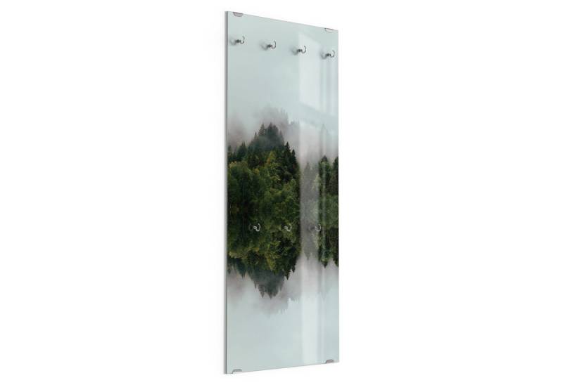 DEQORI Kleiderhaken 'Grüne Reflexionen', Glas Garderobe hängend Flur Jackenhalter modern Wandgarderobe Haken DEQORI Kleiderhaken 'Grüne Reflexionen', Glas Garderobe hängend Flur Jackenhalter modern Wandgarderobe Haken von DEQORI
