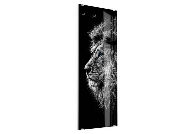 DEQORI Kleiderhaken 'König der Tiere im Profil', Glas Garderobe hängend Flur Jackenhalter modern Wandgarderobe Haken DEQORI Kleiderhaken 'König der Tiere im Profil', Glas Garderobe hängend Flur Jackenhalter modern Wandgarderobe Haken von DEQORI