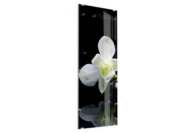 DEQORI Kleiderhaken 'Orchidee mit Zen-Steinen', Glas Garderobe hängend Flur Jackenhalter modern Wandgarderobe Haken DEQORI Kleiderhaken 'Orchidee mit Zen-Steinen', Glas Garderobe hängend Flur Jackenhalter modern Wandgarderobe Haken von DEQORI