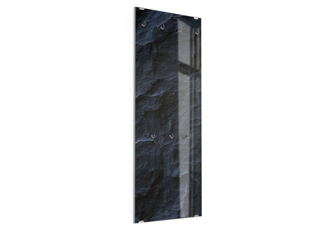 DEQORI Kleiderhaken 'Schieferfassade', Glas Garderobe hängend Flur Jackenhalter modern Wandgarderobe Haken DEQORI Kleiderhaken 'Schieferfassade', Glas Garderobe hängend Flur Jackenhalter modern Wandgarderobe Haken von DEQORI