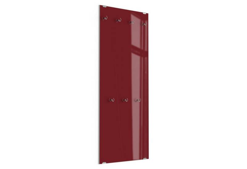 DEQORI Kleiderhaken 'Unifarben - Dunkelrot', Glas Garderobe hängend Flur Jackenhalter modern Wandgarderobe Haken DEQORI Kleiderhaken 'Unifarben - Dunkelrot', Glas Garderobe hängend Flur Jackenhalter modern Wandgarderobe Haken von DEQORI