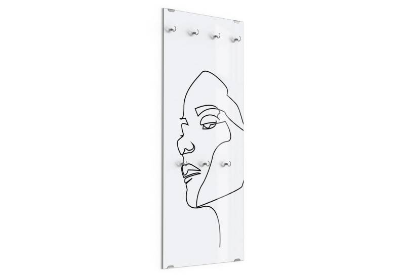 DEQORI Kleiderhaken 'Verbundene Gesichter', Glas Garderobe hängend Flur Jackenhalter modern Wandgarderobe Haken DEQORI Kleiderhaken 'Verbundene Gesichter', Glas Garderobe hängend Flur Jackenhalter modern Wandgarderobe Haken von DEQORI