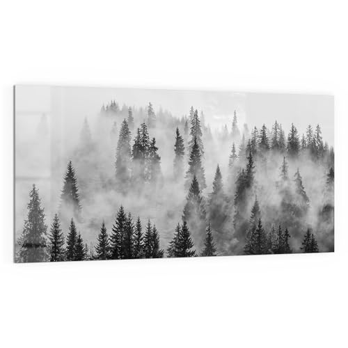 DEQORI Küchenrückwand Glas | Motiv Flüsternde Tannen | 100x50 cm cm | Bad- oder Herd-Rückwand | Herdblende Spritzschutz für Küche & Badezimmer | Moderne Deko für Fliesenspiegel DEQORI Küchenrückwand Glas | Motiv Flüsternde Tannen | 100x50 cm cm | Bad- oder Herd-Rückwand | Herdblende Spritzschutz für Küche & Badezimmer | Moderne Deko für Fliesenspiegel von DEQORI
