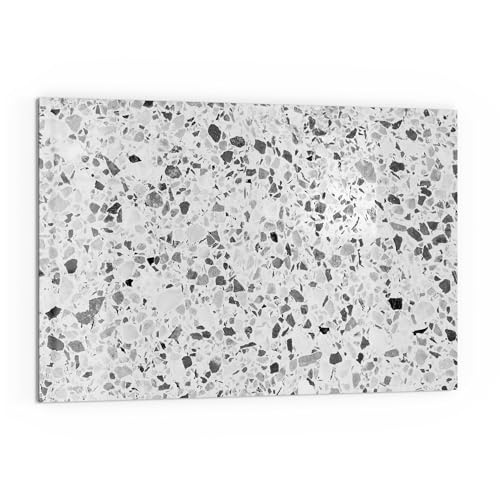 DEQORI Küchenrückwand Glas | Motiv Grauer Terrazzo | 60x40 cm cm | Bad- oder Herd-Rückwand | Herdblende Spritzschutz für Küche & Badezimmer | Moderne Deko für Fliesenspiegel DEQORI Küchenrückwand Glas | Motiv Grauer Terrazzo | 60x40 cm cm | Bad- oder Herd-Rückwand | Herdblende Spritzschutz für Küche & Badezimmer | Moderne Deko für Fliesenspiegel von DEQORI
