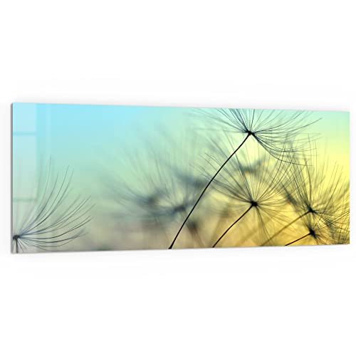 DEQORI Küchenrückwand Glas | Motiv Schirmchen in Abendsonne | 125x50 cm | Bad- oder Herd-Rückwand | Herdblende Spritzschutz für Küche & Badezimmer | Moderne Deko für Fliesenspiegel von DEQORI