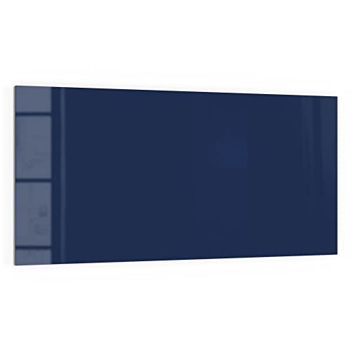 DEQORI Küchenrückwand Glas | Unifarben - Dunkelblau | 100x50 cm | Bad- oder Herd-Rückwand | Herdblende Spritzschutz für Küche & Badezimmer | Moderne Deko für Fliesenspiegel DEQORI Küchenrückwand Glas | Unifarben - Dunkelblau | 100x50 cm | Bad- oder Herd-Rückwand | Herdblende Spritzschutz für Küche & Badezimmer | Moderne Deko für Fliesenspiegel von DEQORI