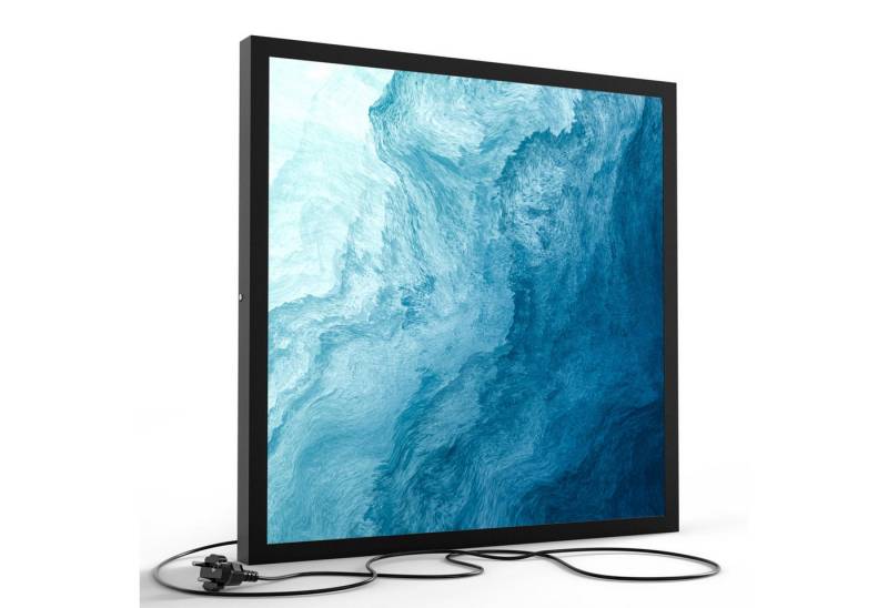 DEQORI LED-Bild 'Aufgewühlte Wellen', (1 St), LED Lampe Leuchte Leuchtbild Bild beleuchtet Deckenleuchte Wandlampe von DEQORI