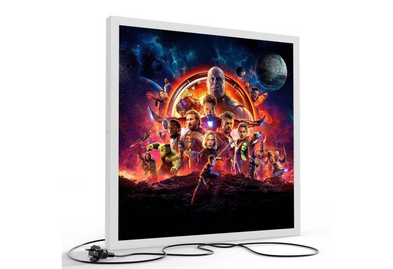 DEQORI LED-Bild 'Avengers Infinity War', (1 St), LED Lampe Leuchte Leuchtbild Bild beleuchtet Deckenleuchte Wandlampe von DEQORI
