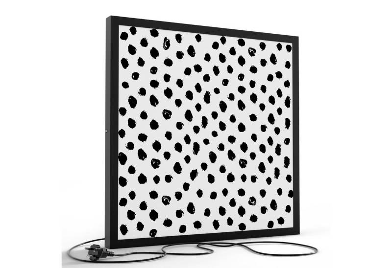 DEQORI LED-Bild 'Der Punktrhythmus', (1 St), LED Lampe Leuchte Leuchtbild Bild beleuchtet Deckenleuchte Wandlampe von DEQORI