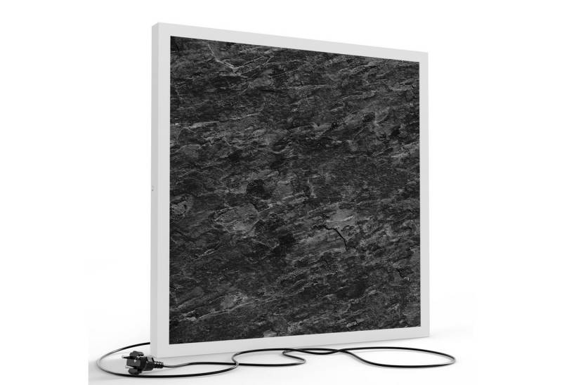 DEQORI LED-Bild 'Dunkle Steinstruktur', (1 St), LED Lampe Leuchte Leuchtbild Bild beleuchtet Deckenleuchte Wandlampe von DEQORI