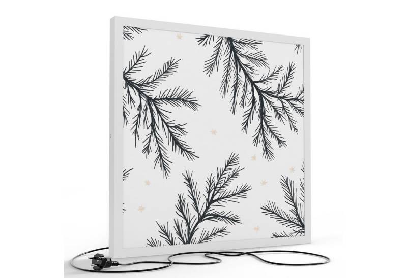 DEQORI LED-Bild 'Ein Tannentanz', (1 St), LED Lampe Leuchte Leuchtbild Bild beleuchtet Deckenleuchte Wandlampe von DEQORI