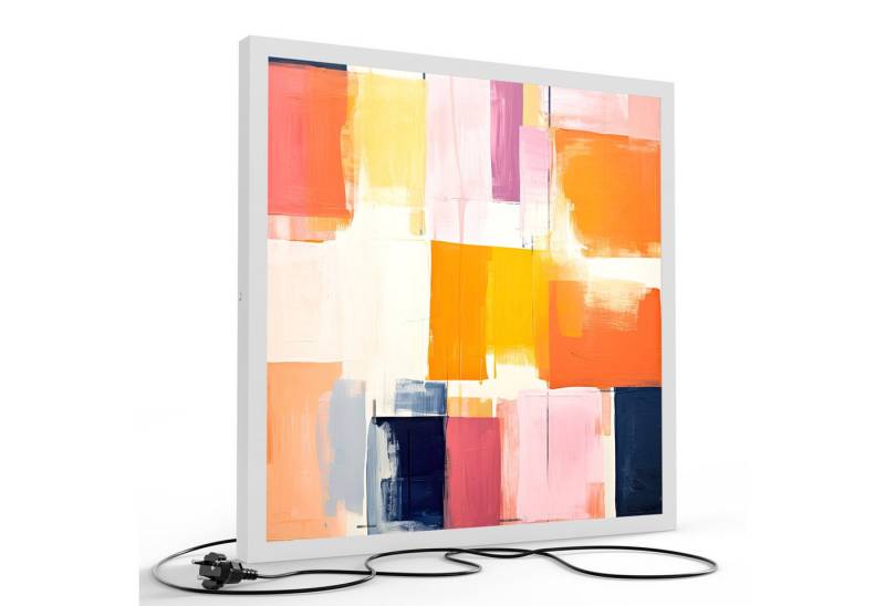 DEQORI LED-Bild 'Farbfeldpoesie', (1 St), LED Lampe Leuchte Leuchtbild Bild beleuchtet Deckenleuchte Wandlampe von DEQORI