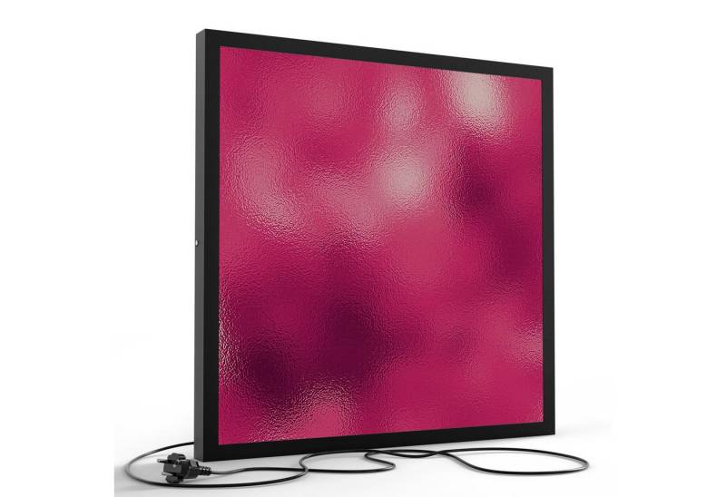 DEQORI LED-Bild 'Glanzoptik in Magenta', (1 St), LED Lampe Leuchte Leuchtbild Bild beleuchtet Deckenleuchte Wandlampe von DEQORI