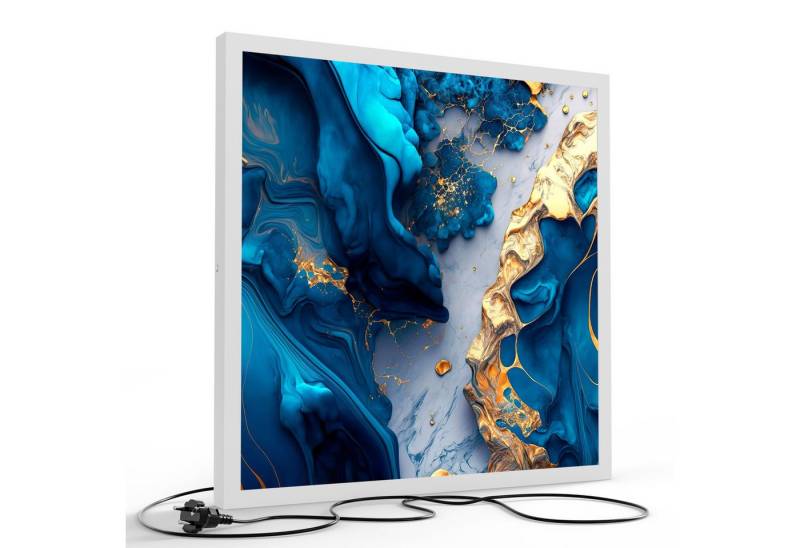 DEQORI LED-Bild 'Goldene Tiefen', (1 St), LED Lampe Leuchte Leuchtbild Bild beleuchtet Deckenleuchte Wandlampe von DEQORI