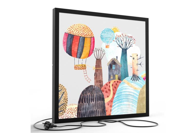DEQORI LED-Bild 'Illustration für Kinder', (1 St), LED Lampe Leuchte Leuchtbild Bild beleuchtet Deckenleuchte Wandlampe von DEQORI