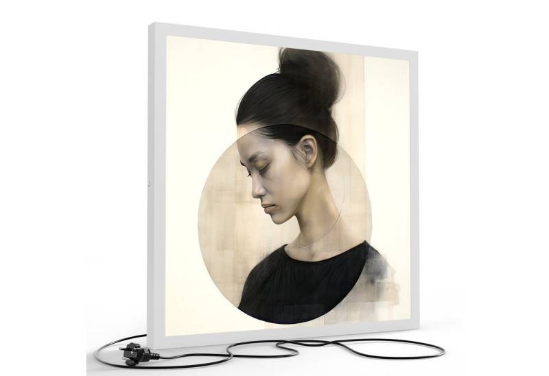 DEQORI LED-Bild 'Innere Räume', (1 St), LED Lampe Leuchte Leuchtbild Bild beleuchtet Deckenleuchte Wandlampe von DEQORI