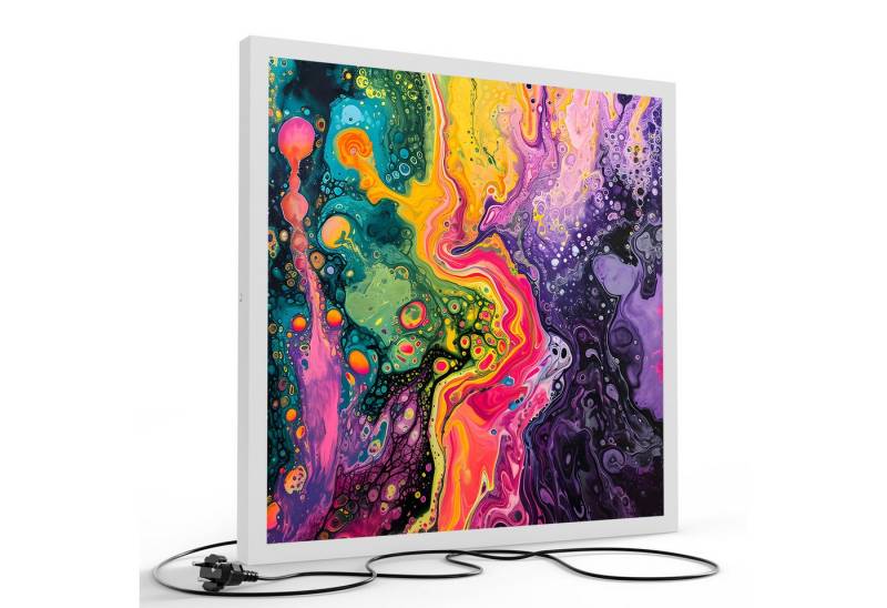 DEQORI LED-Bild 'Kosmische Farbwelt', (1 St), LED Lampe Leuchte Leuchtbild Bild beleuchtet Deckenleuchte Wandlampe von DEQORI