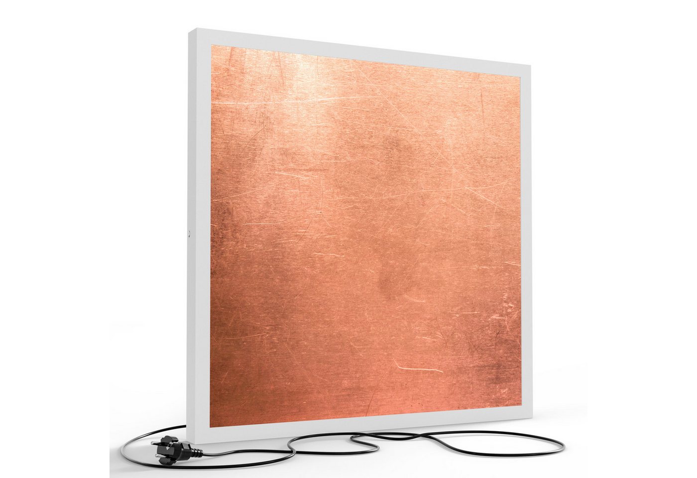 DEQORI LED-Bild 'Kupferplatte mit Kratzern', (1 St), LED Lampe Leuchte Leuchtbild Bild beleuchtet Deckenleuchte Wandlampe von DEQORI