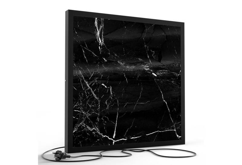 DEQORI LED-Bild 'Marmoradern im Detail', (1 St), LED Lampe Leuchte Leuchtbild Bild beleuchtet Deckenleuchte Wandlampe von DEQORI