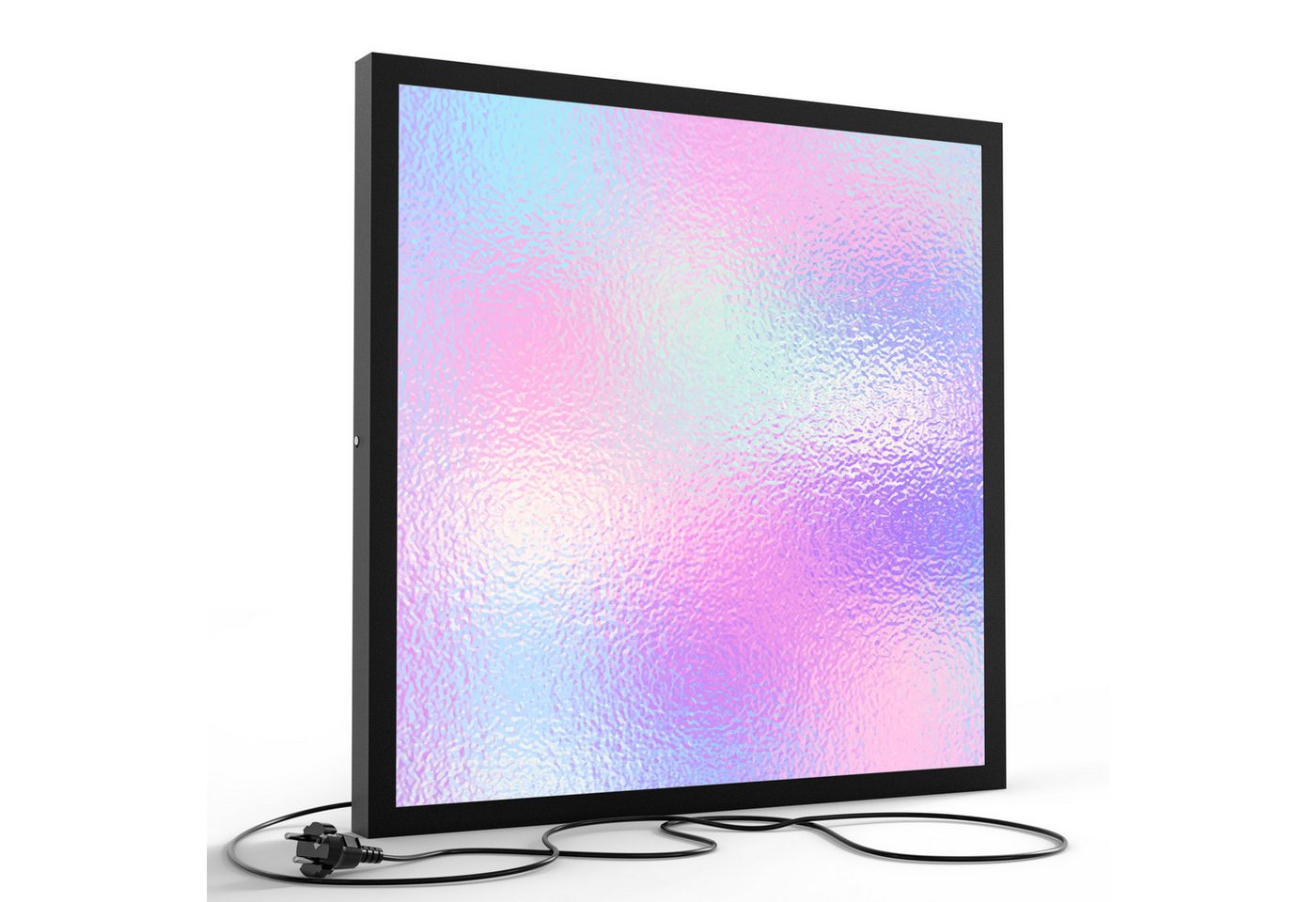 DEQORI LED-Bild 'Milchglas vor Pastell', (1 St), LED Lampe Leuchte Leuchtbild Bild beleuchtet Deckenleuchte Wandlampe von DEQORI