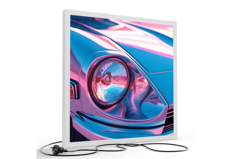 DEQORI LED-Bild 'Neonklassiker', (1 St), LED Lampe Leuchte Leuchtbild Bild beleuchtet Deckenleuchte Wandlampe von DEQORI