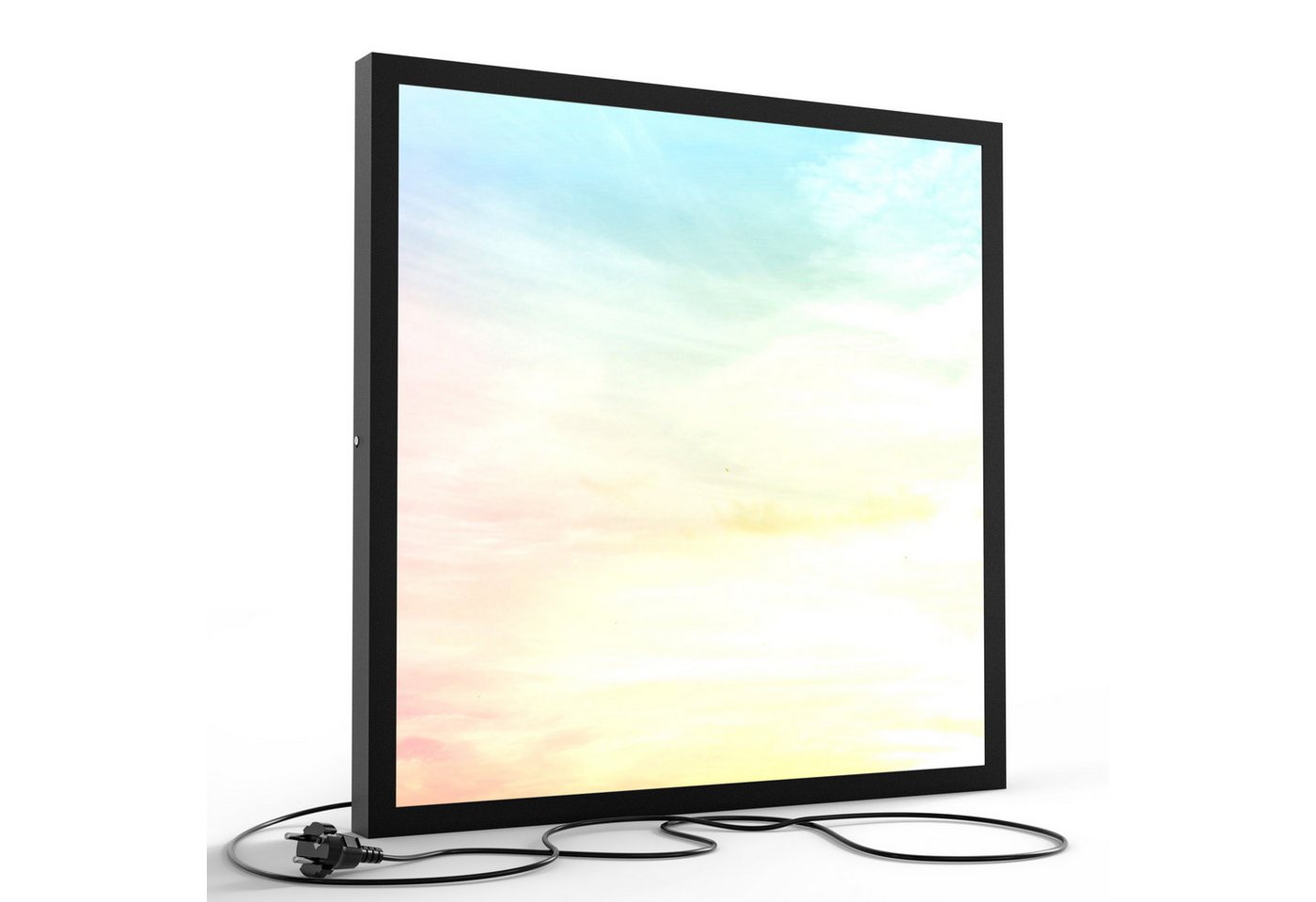 DEQORI LED-Bild 'Pastelliger Himmel', (1 St), LED Lampe Leuchte Leuchtbild Bild beleuchtet Deckenleuchte Wandlampe von DEQORI