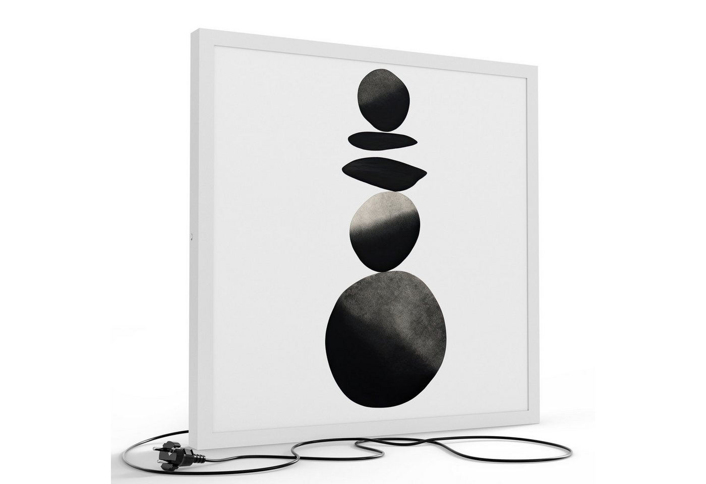 DEQORI LED-Bild 'Ruhe in Form', (1 St), LED Lampe Leuchte Leuchtbild Bild beleuchtet Deckenleuchte Wandlampe von DEQORI