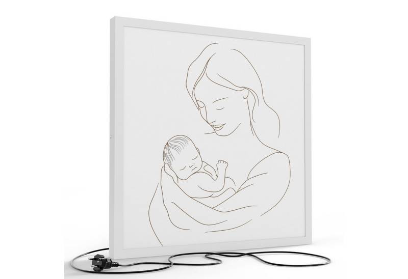 DEQORI LED-Bild 'Spontanverliebt', (1 St), LED Lampe Leuchte Leuchtbild Bild beleuchtet Deckenleuchte Wandlampe von DEQORI