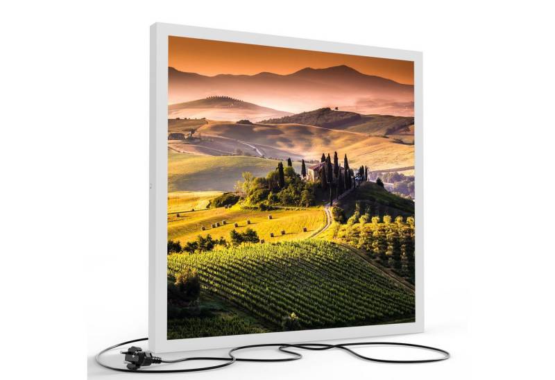 DEQORI LED-Bild 'Toskana Panorama', (1 St), LED Lampe Leuchte Leuchtbild Bild beleuchtet Deckenleuchte Wandlampe von DEQORI