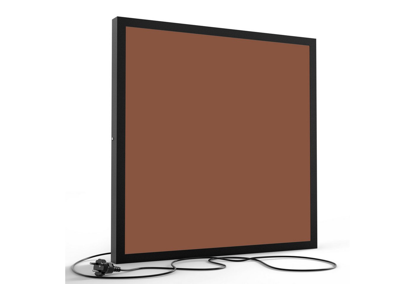 DEQORI LED-Bild 'Unifarben - Braun', (1 St), LED Lampe Leuchte Leuchtbild Bild beleuchtet Deckenleuchte Wandlampe von DEQORI