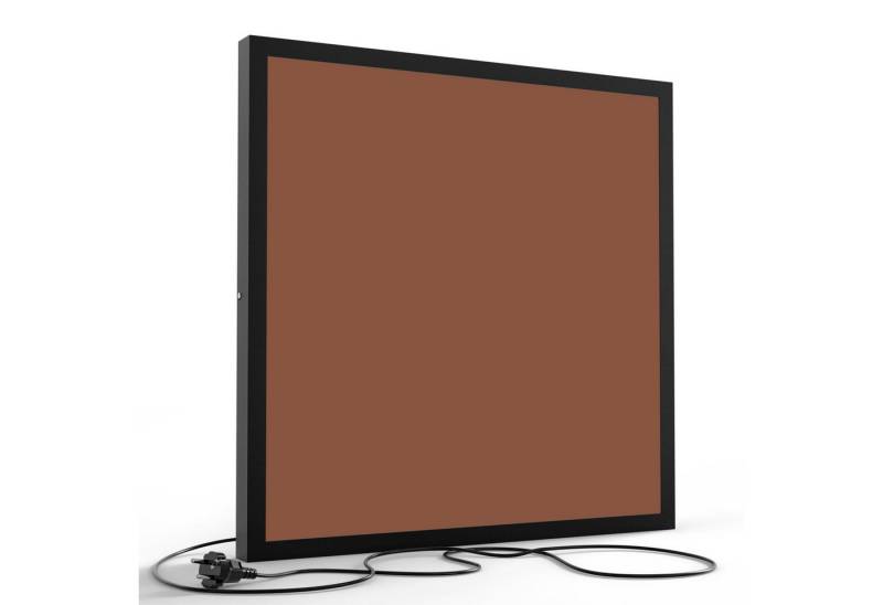 DEQORI LED-Bild 'Unifarben - Braun', (1 St), LED Lampe Leuchte Leuchtbild Bild beleuchtet Deckenleuchte Wandlampe von DEQORI