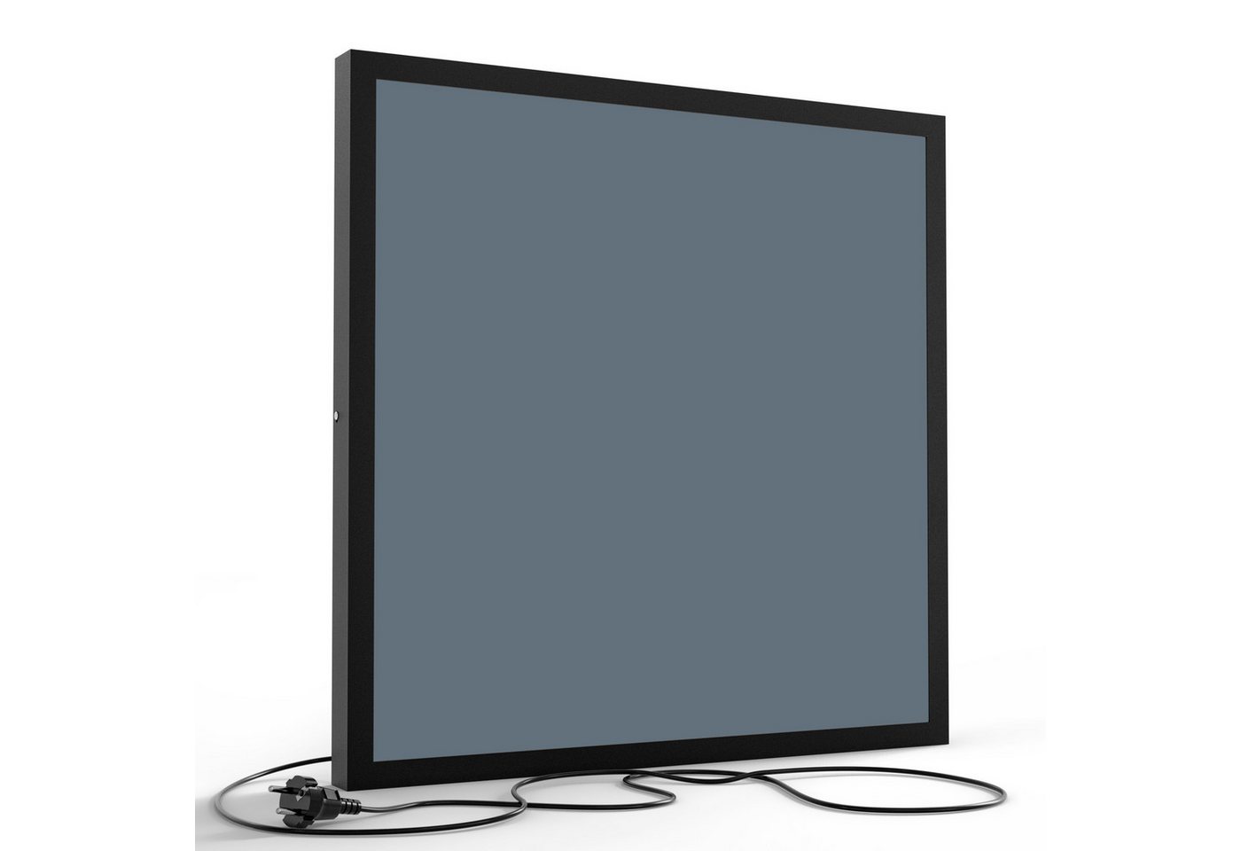 DEQORI LED-Bild 'Unifarben - Dunkelgrau', (1 St), LED Lampe Leuchte Leuchtbild Bild beleuchtet Deckenleuchte Wandlampe von DEQORI