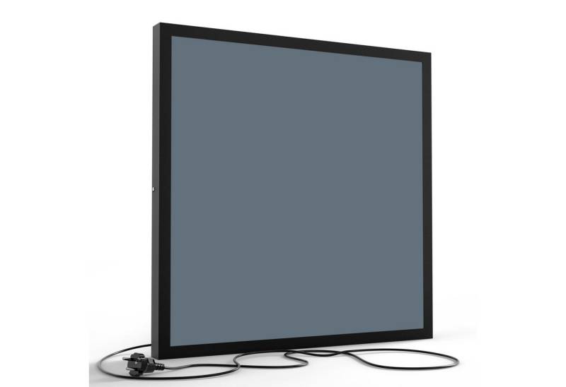 DEQORI LED-Bild 'Unifarben - Dunkelgrau', (1 St), LED Lampe Leuchte Leuchtbild Bild beleuchtet Deckenleuchte Wandlampe von DEQORI