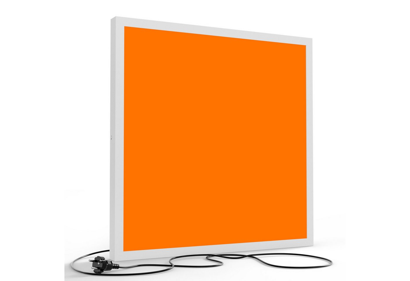 DEQORI LED-Bild 'Unifarben - Orange', (1 St), LED Lampe Leuchte Leuchtbild Bild beleuchtet Deckenleuchte Wandlampe von DEQORI