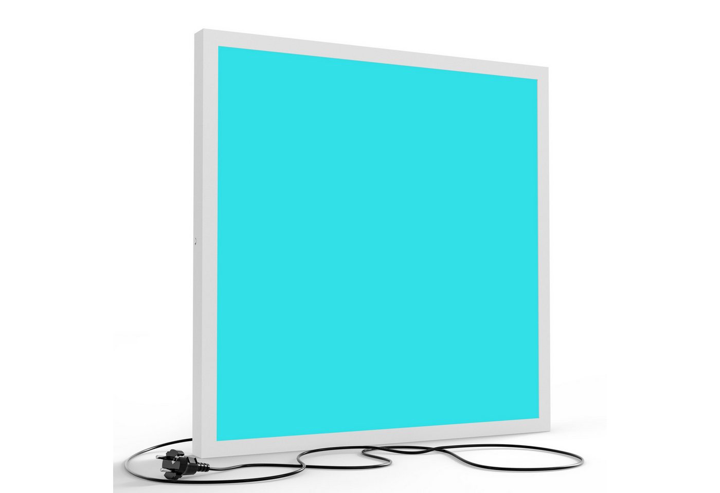 DEQORI LED-Bild 'Unifarben - Türkis', (1 St), LED Lampe Leuchte Leuchtbild Bild beleuchtet Deckenleuchte Wandlampe von DEQORI