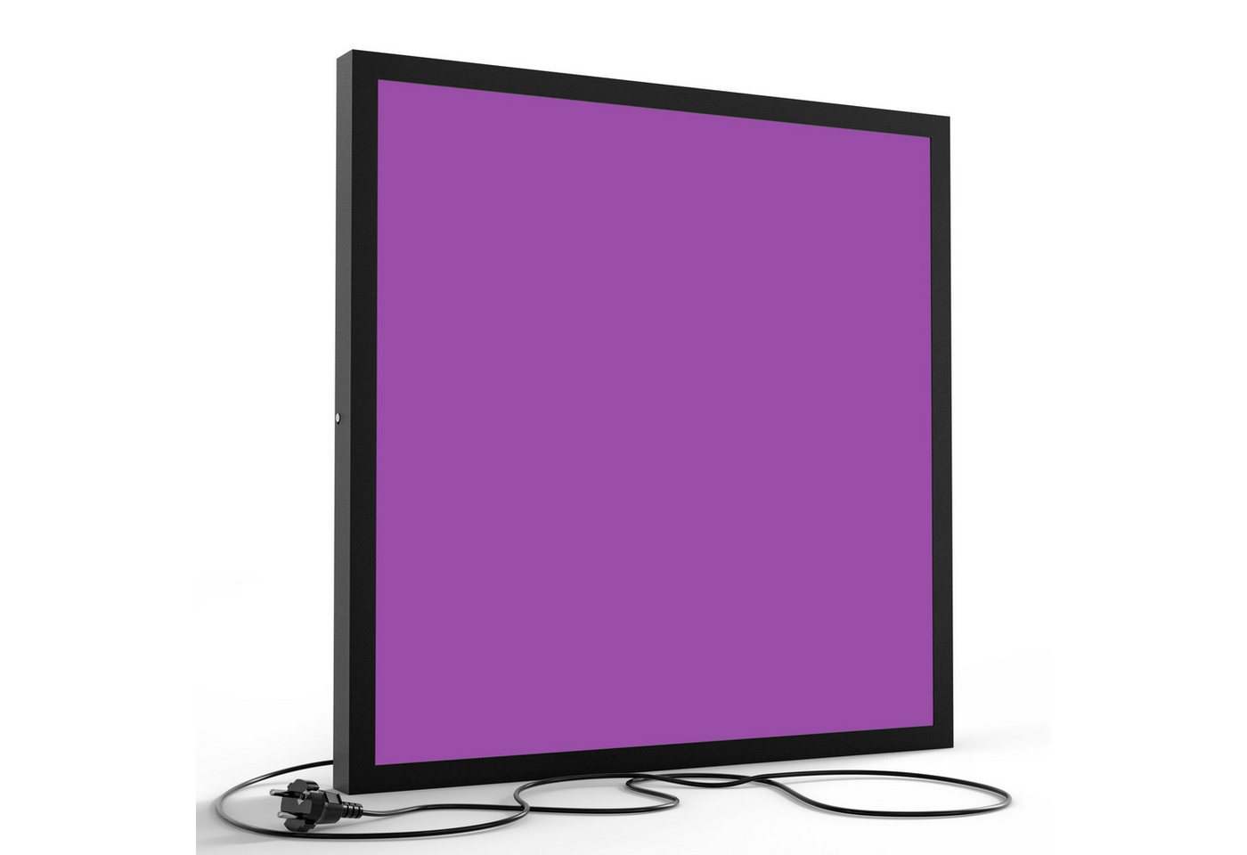 DEQORI LED-Bild 'Unifarben - Violett', (1 St), LED Lampe Leuchte Leuchtbild Bild beleuchtet Deckenleuchte Wandlampe von DEQORI