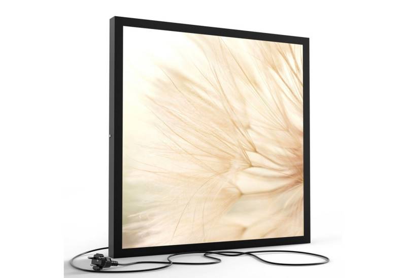 DEQORI LED-Bild 'Zarte Natur', (1 St), LED Lampe Leuchte Leuchtbild Bild beleuchtet Deckenleuchte Wandlampe von DEQORI