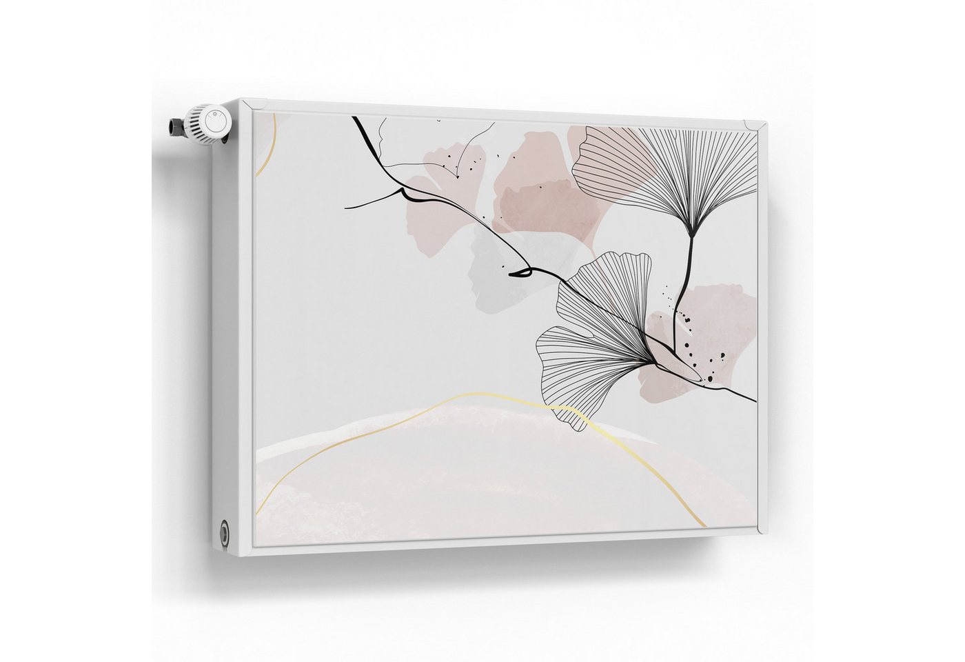 DEQORI Magnetfolie 'Dekorativer Gingko-Banner', beschreibbar Heizung Magnetmatte magnetisch Magnetfolie DEQORI Magnetfolie 'Dekorativer Gingko-Banner', beschreibbar Heizung Magnetmatte magnetisch Magnetfolie von DEQORI