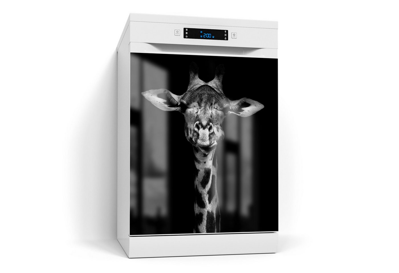 DEQORI Magnetfolie 'Giraffenporträt', beschreibbar Spülmaschine Magnetmatte magnetisch Magnetfolie DEQORI Magnetfolie 'Giraffenporträt', beschreibbar Spülmaschine Magnetmatte magnetisch Magnetfolie von DEQORI