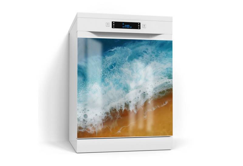 DEQORI Magnetfolie 'Meeresflüstern', beschreibbar Spülmaschine Magnetmatte magnetisch Magnetfolie von DEQORI