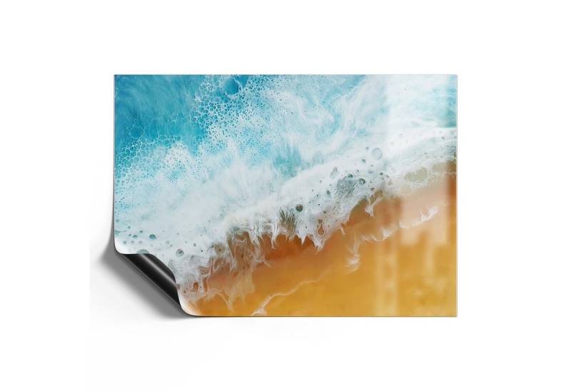 DEQORI Magnetfolie 'Meeresflüstern', beschreibbar universal Magnetmatte magnetisch Folie Planer Kalender von DEQORI
