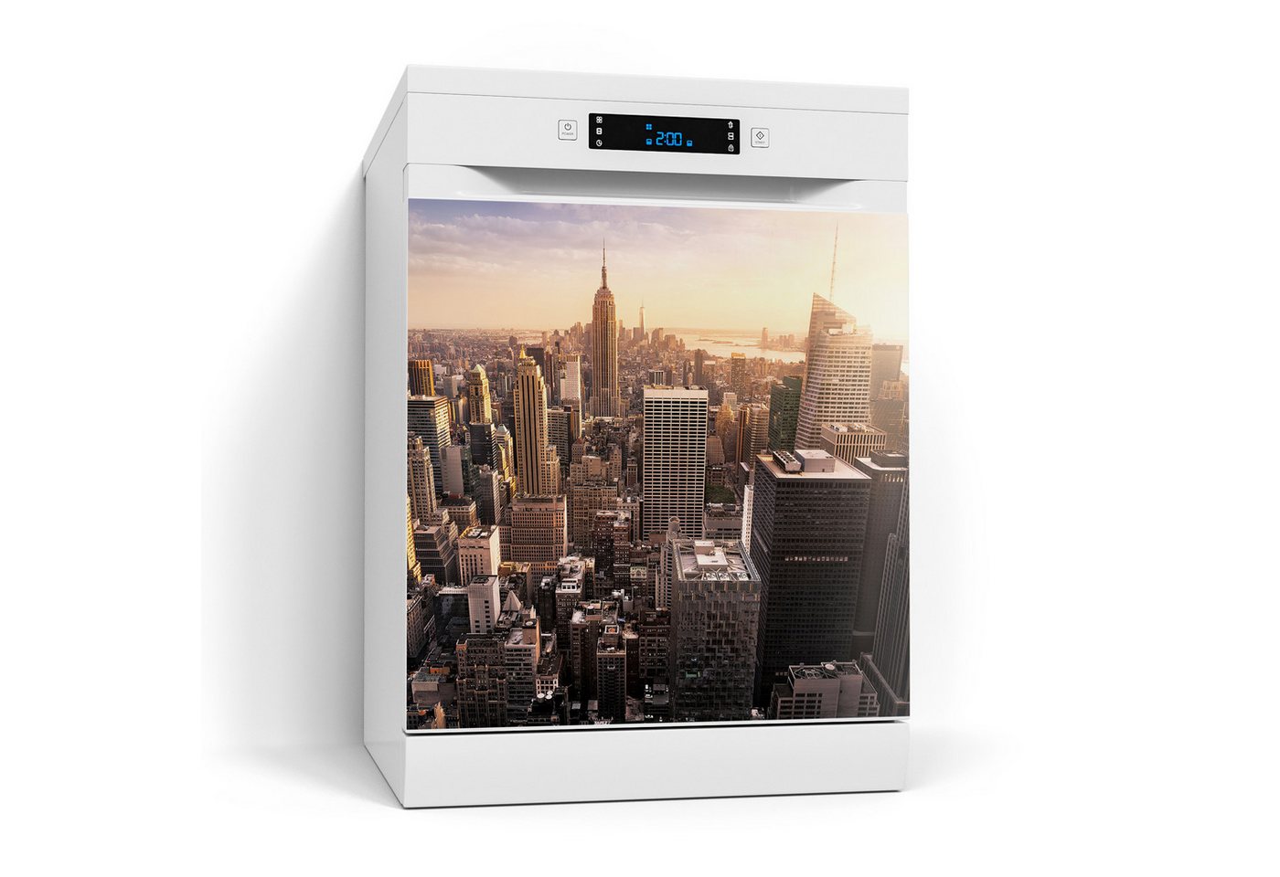 DEQORI Magnetfolie 'New York City Skyline', Spülmaschine Magnetmatte magnetisch Magnetfolie Folie Schutz DEQORI Magnetfolie 'New York City Skyline', Spülmaschine Magnetmatte magnetisch Magnetfolie Folie Schutz von DEQORI
