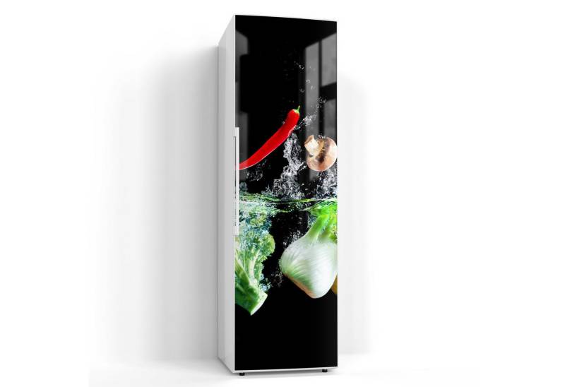 DEQORI Magnetfolie 'Sauberes Obst und Gemüse', beschreibbar Kühlschrank Magnetmatte magnetisch Magnetfolie von DEQORI