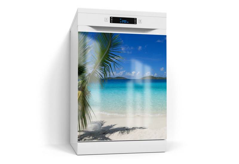 DEQORI Magnetfolie 'Tropisches Meeresidyll', beschreibbar Spülmaschine Magnetmatte magnetisch Magnetfolie DEQORI Magnetfolie 'Tropisches Meeresidyll', beschreibbar Spülmaschine Magnetmatte magnetisch Magnetfolie von DEQORI