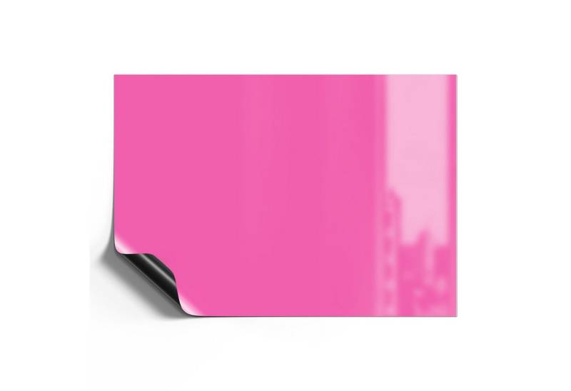 DEQORI Magnetfolie 'Unifarben - Rosa', beschreibbar universal Magnetmatte magnetisch Folie Planer Kalender von DEQORI