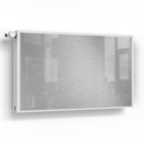 DEQORI Magnetfolie für Heizung 100x60 cm | Motiv Gebürsteter Stahl | dekorative Magnetmatte Heizkörper Schutz Verkleidung | Magnet Deko-Folie selbstklebend, magnetisch & beschreibbar DEQORI Magnetfolie für Heizung 100x60 cm | Motiv Gebürsteter Stahl | dekorative Magnetmatte Heizkörper Schutz Verkleidung | Magnet Deko-Folie selbstklebend, magnetisch & beschreibbar von DEQORI