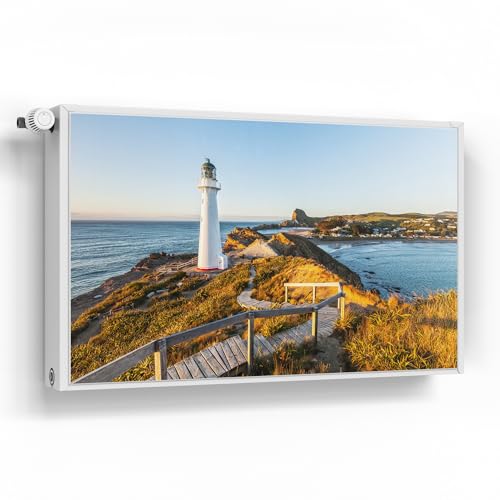 DEQORI Magnetfolie für Heizung 100x60 cm | Motiv Leuchtturm Idylle | dekorative Magnetmatte Heizkörper Schutz Verkleidung | Magnet Deko-Folie selbstklebend, magnetisch & wasserabweisend DEQORI Magnetfolie für Heizung 100x60 cm | Motiv Leuchtturm Idylle | dekorative Magnetmatte Heizkörper Schutz Verkleidung | Magnet Deko-Folie selbstklebend, magnetisch & wasserabweisend von DEQORI
