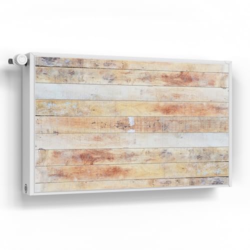 DEQORI Magnetfolie für Heizung 100x60 cm | Motiv Verwitterte Geschichte | dekorative Magnetmatte Heizkörper Schutz Verkleidung | Magnet Deko-Folie selbstklebend, magnetisch & wasserabweisend von DEQORI